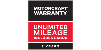 Motorcraft® Warranty: Two years*
